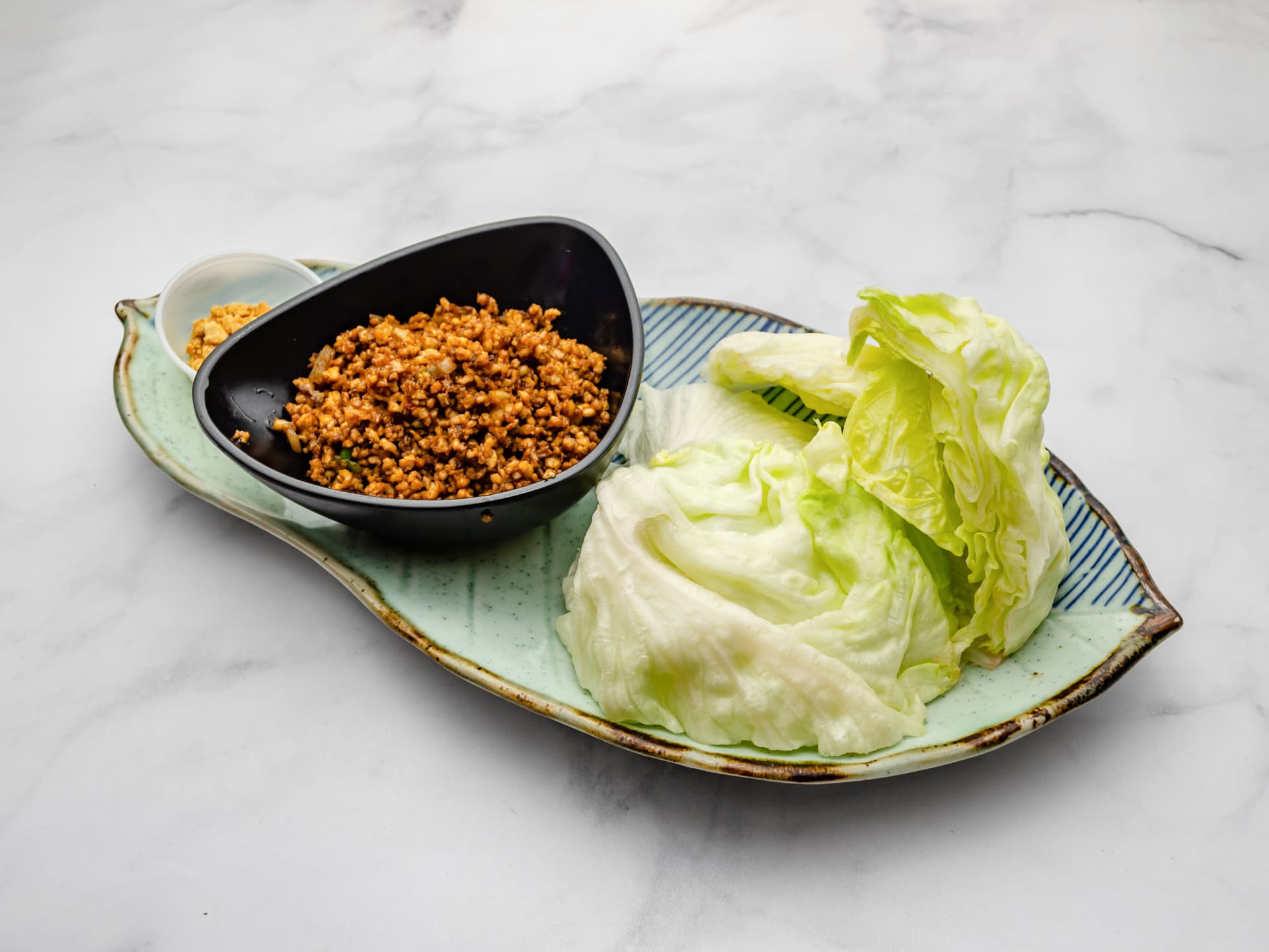 Chicken Lettuce Wrap at Kumo 27