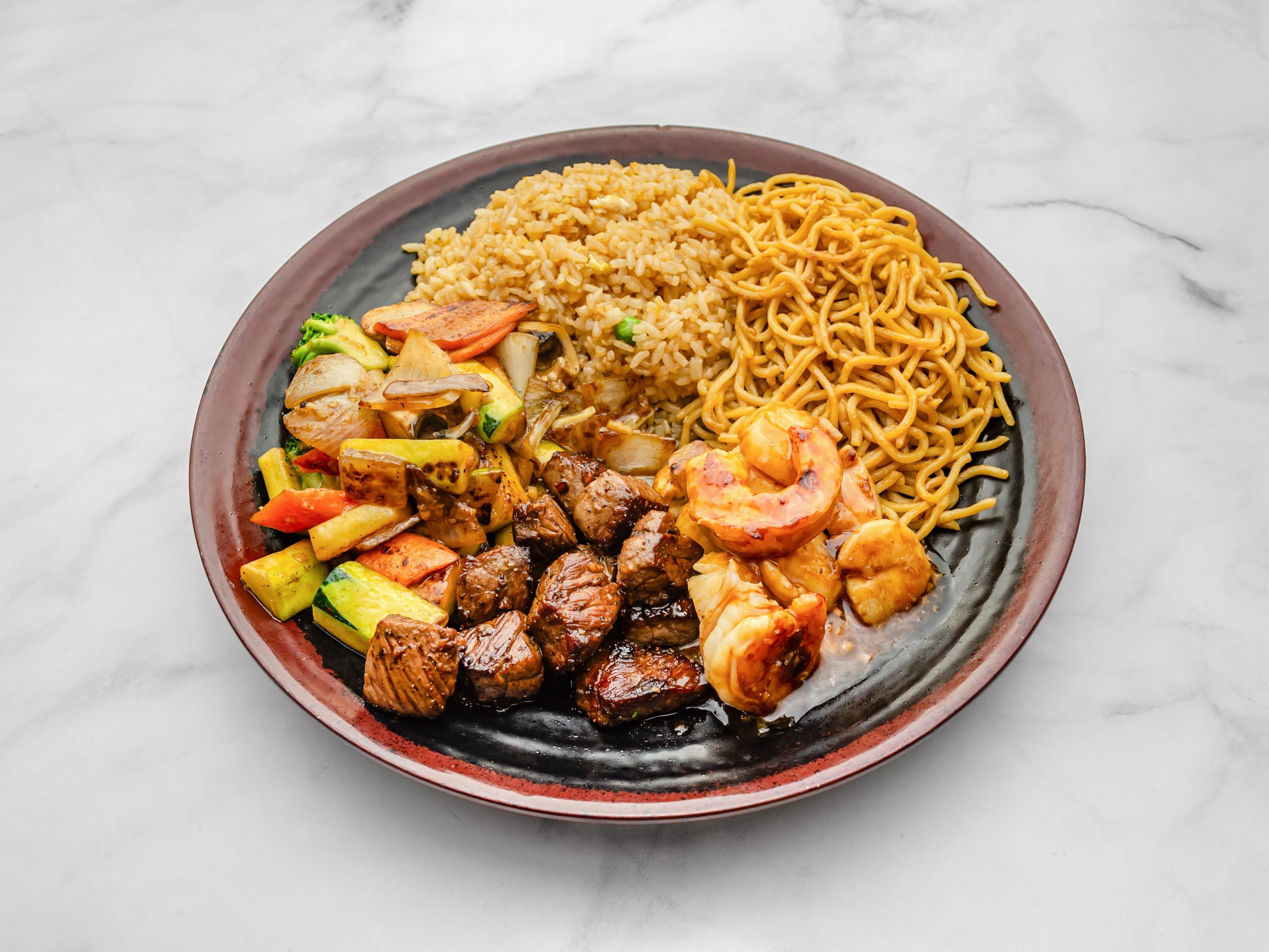 H18. Hibachi Steak & Scallops Combination.