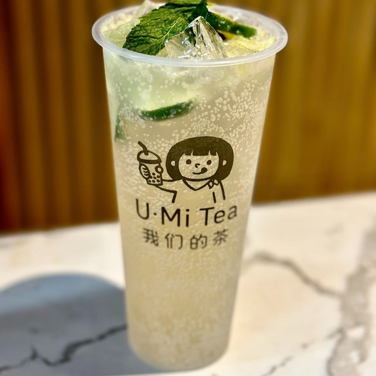 Sparkling Mint Refresher.